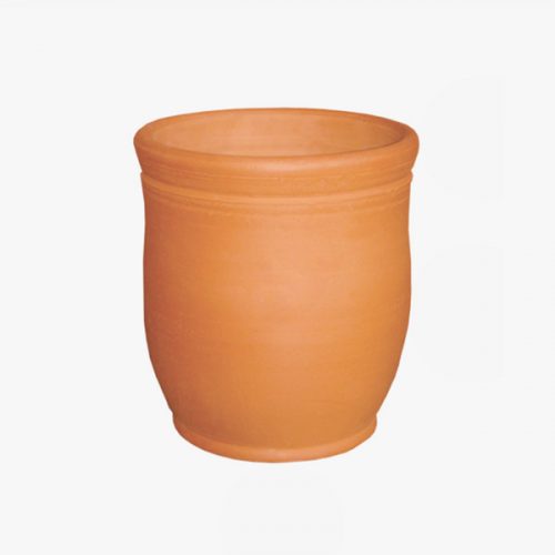 Vaso De Barro Cone Ch Cara Tropical